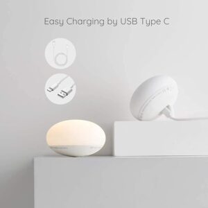Portable rechargeable baby night lamp for breastfeeding mothers