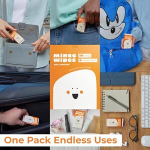 Impossibly Compact Travel Wipes 99.5% Water Safe for Sensitive Skin