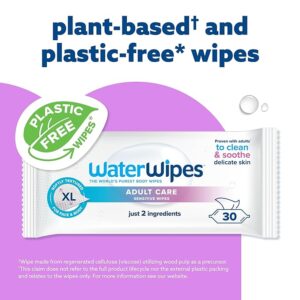3-in-1 WaterWipes for adult hygiene – clean, care, protect