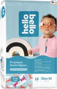 Hello Bello Premium Swim Diapers Affordable and Eco-Friendly Disposable Swim Dipes for Babies and Kids