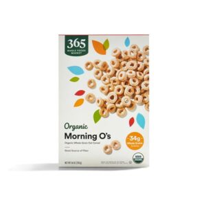 365 by Whole Foods Market Organic Morning Os Cereal 14oz – Best Organic Breakfast Cereal 2025, Whole Grain & Non-GMO