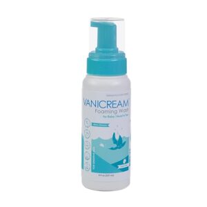 “Vanicream Foaming Wash for Baby 8 oz tear-free shampoo and body wash for sensitive skin with beta-glucan”