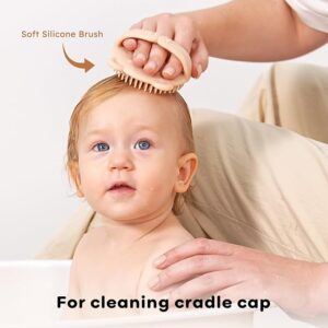 Wooden Baby Comb and Brush Set for Boys and Girls