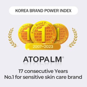Baby using ATOPALM MLE Eczema Cream for sensitive skin