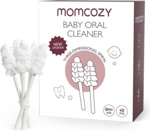 Momcozy Baby Tongue Cleaner Gauze disposable oral cleaner pack”