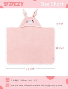 Baby Hooded Towel with Unique Animal Design