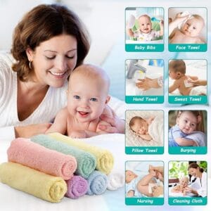 HOMEXCEL Baby Washcloths 24 Pack