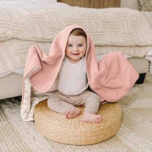 Konssy muslin baby blanket floral print 100 percent cotton soft breathable swaddle for newborns and toddlers on crib