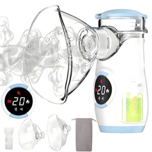 Mesh Nebulizer – Portable Nebulizer with Intuitive LED Interface and Auto-Cleaning for Adults & Kids