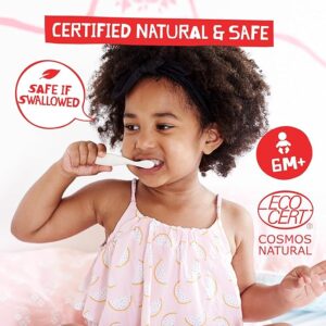 Fluoride-Free Training Toothpaste for Toddlers 1-3 Safe and Natural