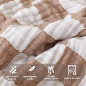 Ultra Soft Muslin Baby Blanket