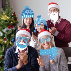 Snowman Photo Booth Props