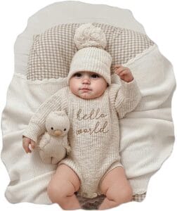 Infant Baby Sweater Romper