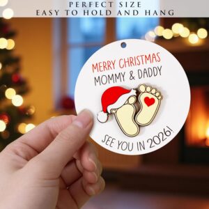 "Expecting Baby Ornament 2026 gift for expecting parents"