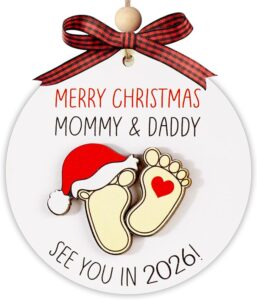 "Baby First Christmas Ornament 2025 keepsake for newborns"