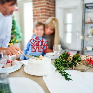 Christmas Santa Baby Cake Topper