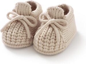 DovFanny Baby Booties Newborn Knit First Shoes