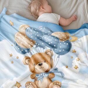 Ship Next Day Personalized Baby Blanket