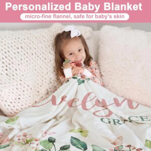 Personalized Baby Blankets for Girls