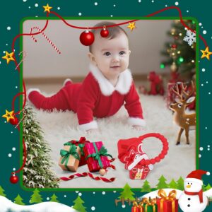 Baby Silicone Christmas Ring Toy