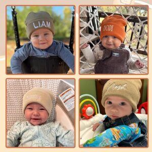 Personalized Embroidered Toddler Winter Beanie for Boys and Girls