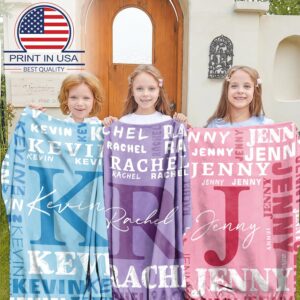 Personalized Blankets for Teen Girls and Boys