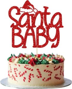 Christmas Santa Baby Cake Topper