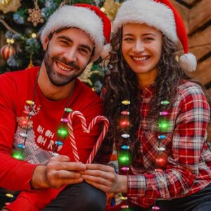Light Up Christmas Necklace