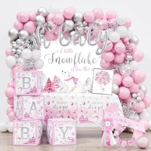 Little Snowflake Baby Shower Decorations