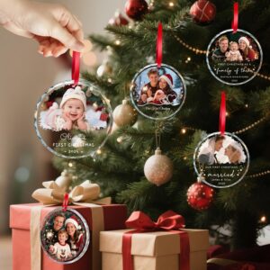 Custom 1st Christmas Ornament 2025 for Newborn