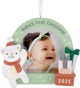 Hallmark Baby's First Christmas 2025 Photo Frame Ornament Keepsake