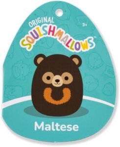 Squishmallows Original 8-Inch Maltese the Sun Bear Plush by Jazwares