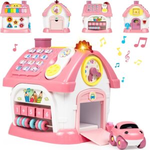 “Marstone Toddler Toys for 1 Year Old Girl Gifts – 8-in-1 Educational Musical Learning House for Babies 6–24 Months”