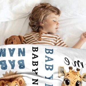 “Ultra-Soft Personalized Name Blanket – Made Just for Your Baby.”