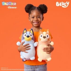 Squishmallows Original 10-Inch Bluey HugMees Plush – Medium-Sized Ultra-Soft Toy