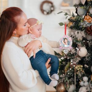 Babys First Christmas Photo