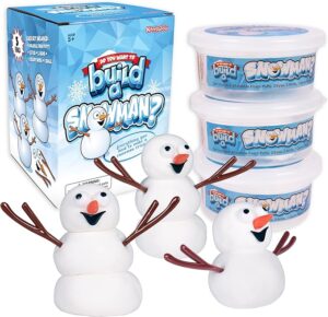 “Kangaroo 3 Pack Build a Snowman Kit Snowballs Toys for Kids – Winter Snow Play DIY Christmas Craft Accessories for Building Snowmen.”
