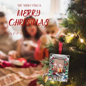 GUOER 2025 Christmas Tree Ornament Picture Frame