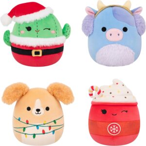 Squishmallows Original Holiday 4-Pack little festive plush toys by Jazwares
