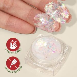 Teenitor body glitter face glitter gel set with 6 vibrant colors for kids and women