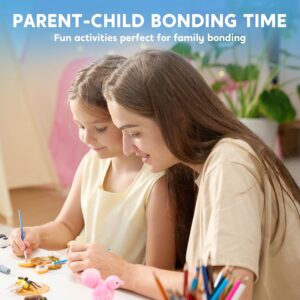 Klever Kits Glow in The Dark Sea Shell Painting Kit painted shells