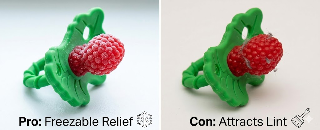 RaZbaby RaZberry Silicone Teether