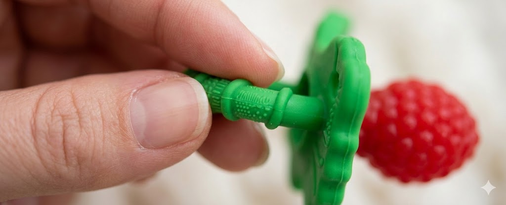 RaZbaby RaZberry Silicone Teether Pacifier